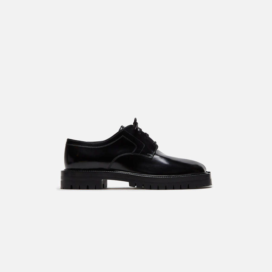 Black Men Kith Maison Margiela Tabi County Lace-Up Sneakers | 4137-BOLMR