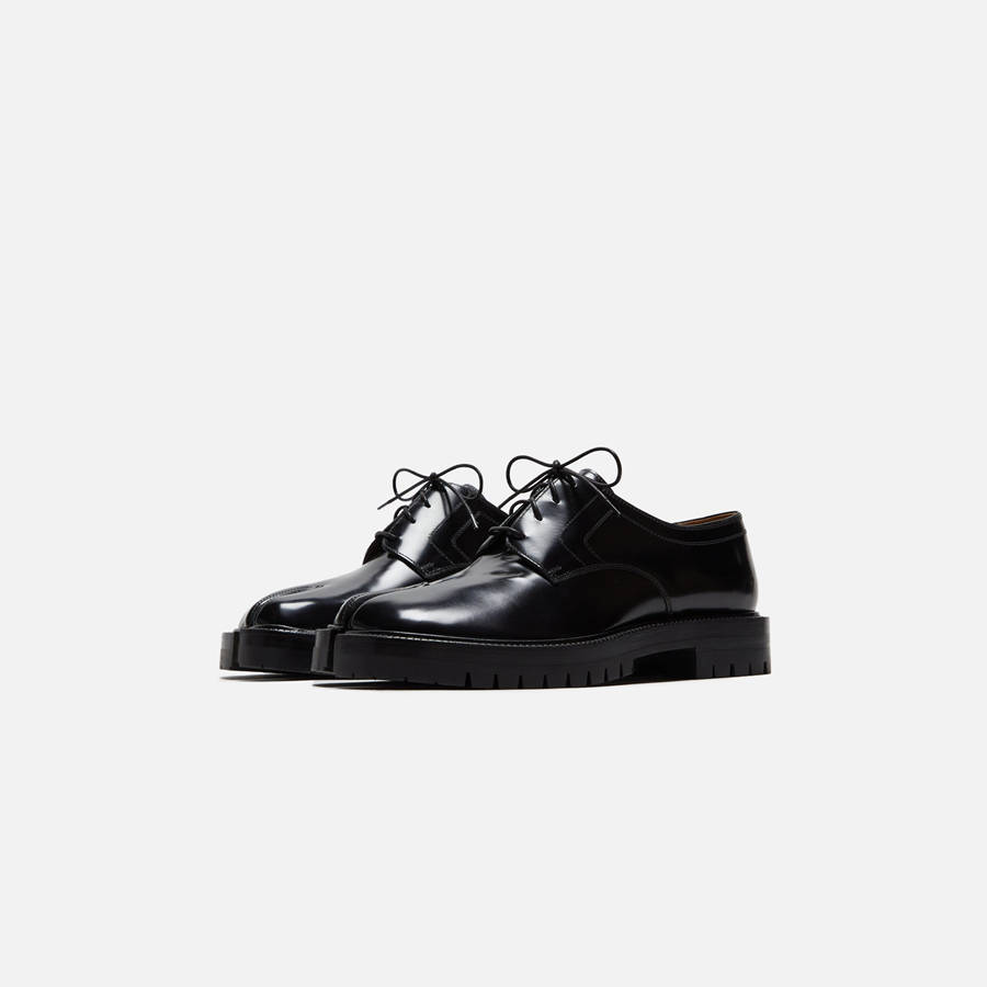 Black Men Kith Maison Margiela Tabi County Lace-Up Sneakers | 4137-BOLMR