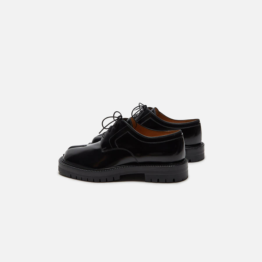 Black Men Kith Maison Margiela Tabi County Lace-Up Sneakers | 4137-BOLMR