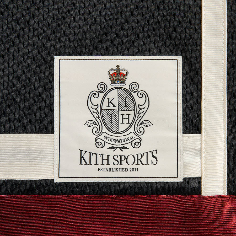 Black Men Kith Mesh Leon Jersey Shirts | 6548-JSYPL
