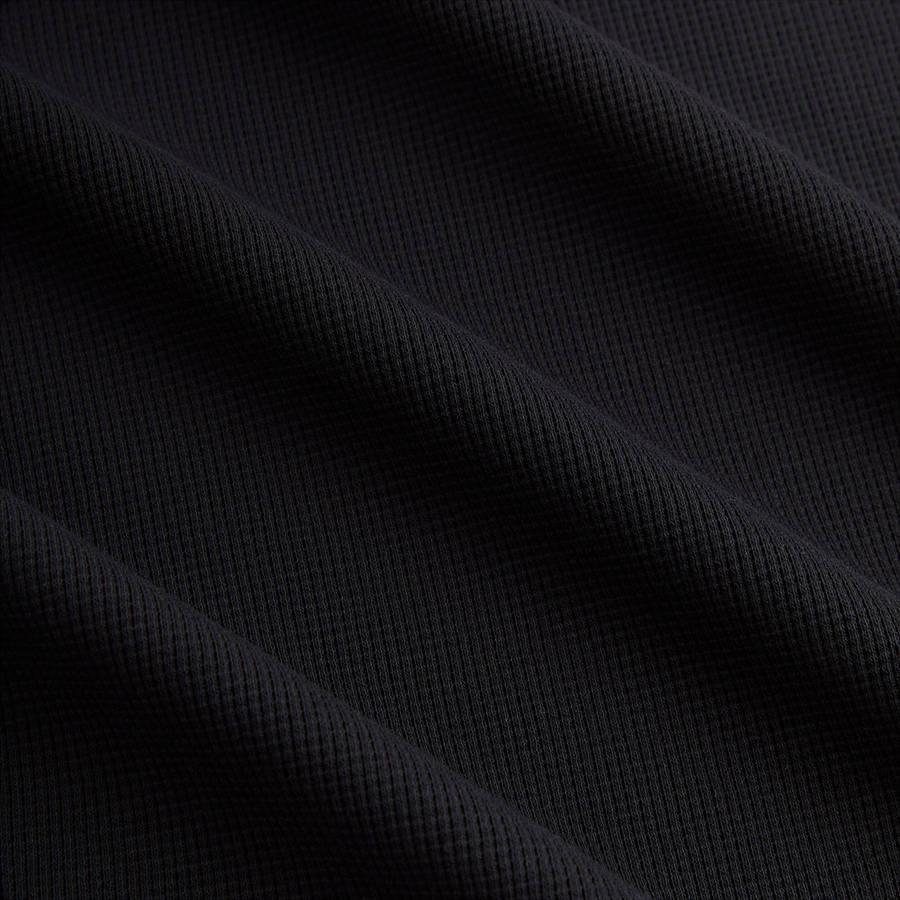 Black Men Kith Micro Waffle Drew Polo Shirts | 8504-VYSLK