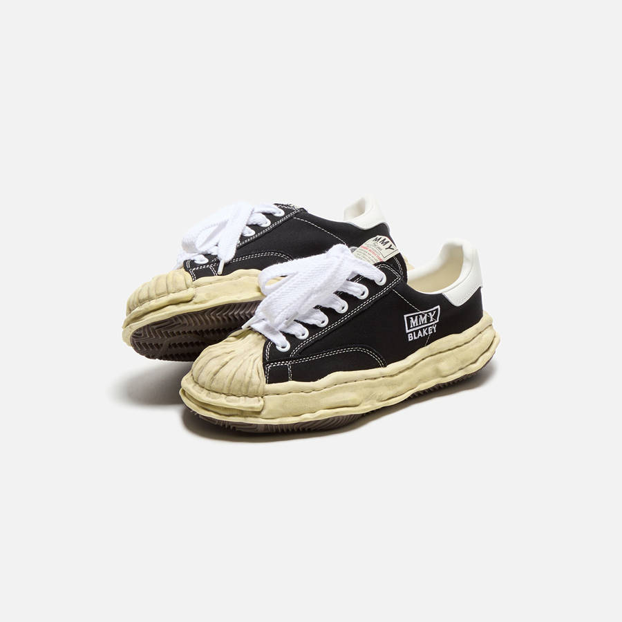 Black Men Kith Mihara Yasuhiro Blakey Original Sole Canvas Low Sneakers | 4092-WCYHM