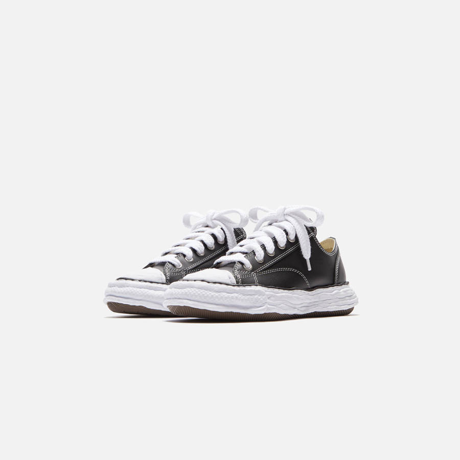 Black Men Kith Mihara Yasuhiro Peterson 23 Low OG Sole Leather Sneakers | 9261-DYPMR