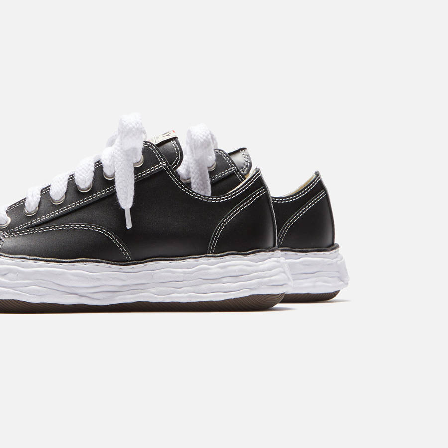 Black Men Kith Mihara Yasuhiro Peterson 23 Low OG Sole Leather Sneakers | 9261-DYPMR
