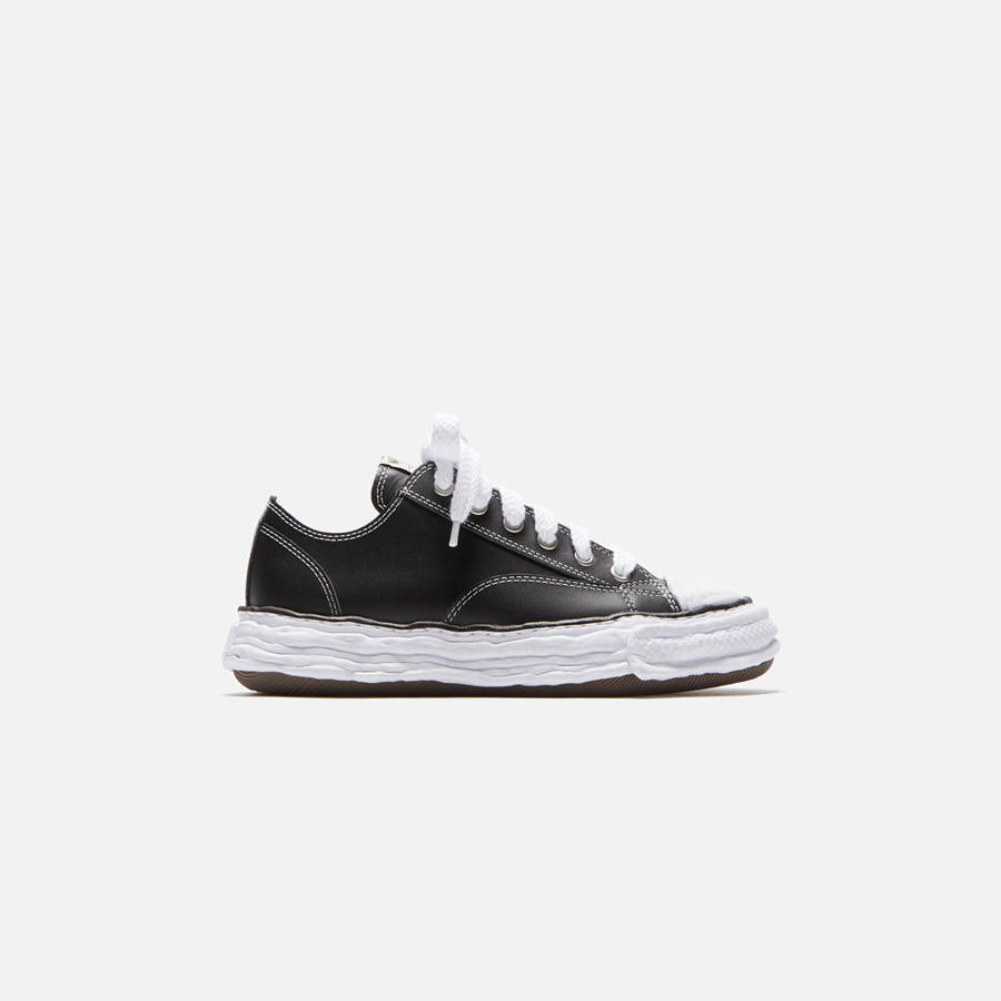 Black Men Kith Mihara Yasuhiro Peterson 23 Low OG Sole Leather Sneakers | 9261-DYPMR