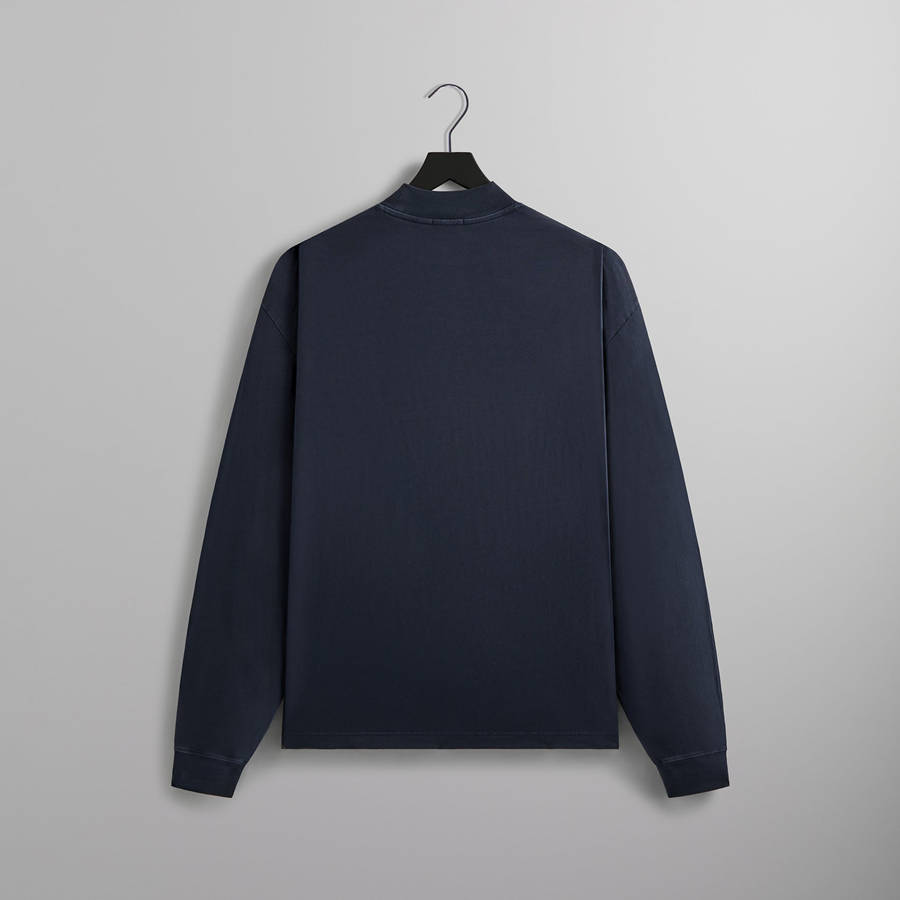 Black Men Kith Mock Neck LAX Shirts | 3687-ABYRI