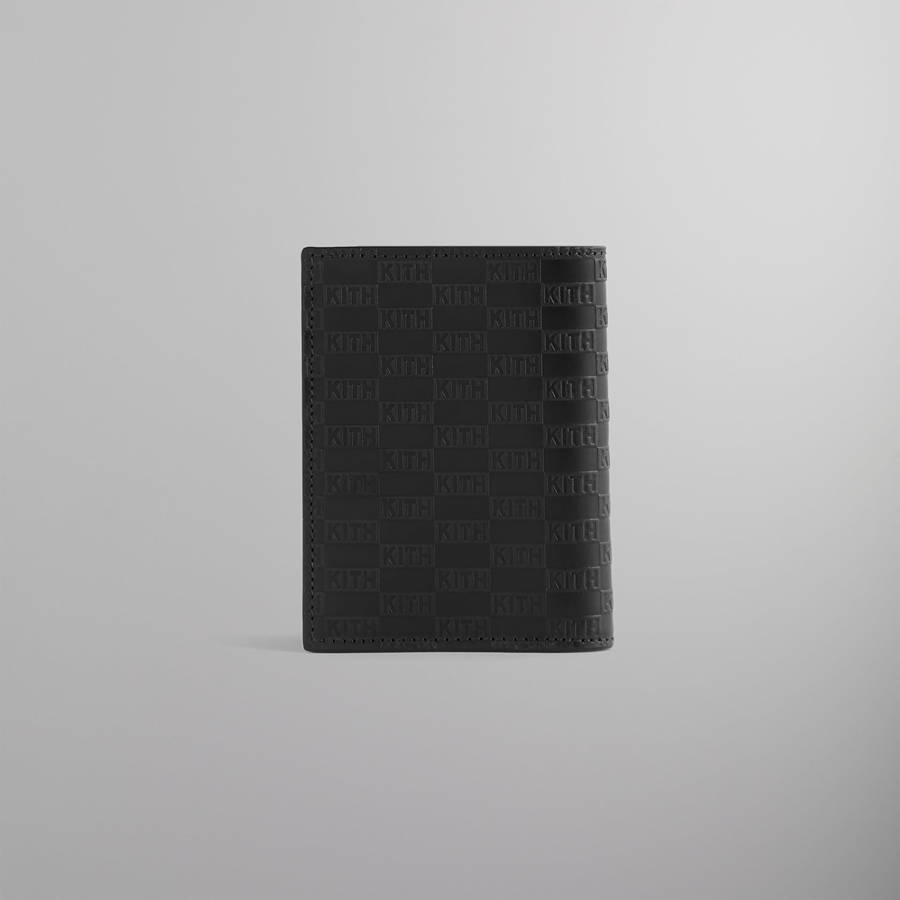 Black Men Kith Monogram Bi-Fold Wallet Wallets | 9684-YKCRA