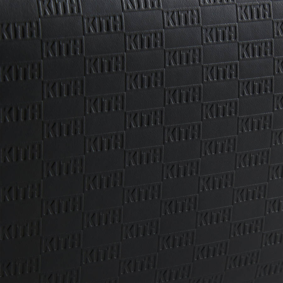 Black Men Kith Monogram Dopp Kit Bags | 5149-YTZJC