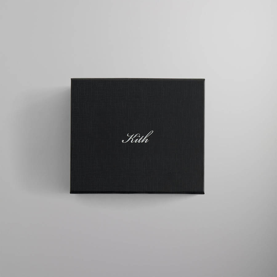 Black Men Kith Monogram Half Zip Wallet Wallets | 3640-GIUDT