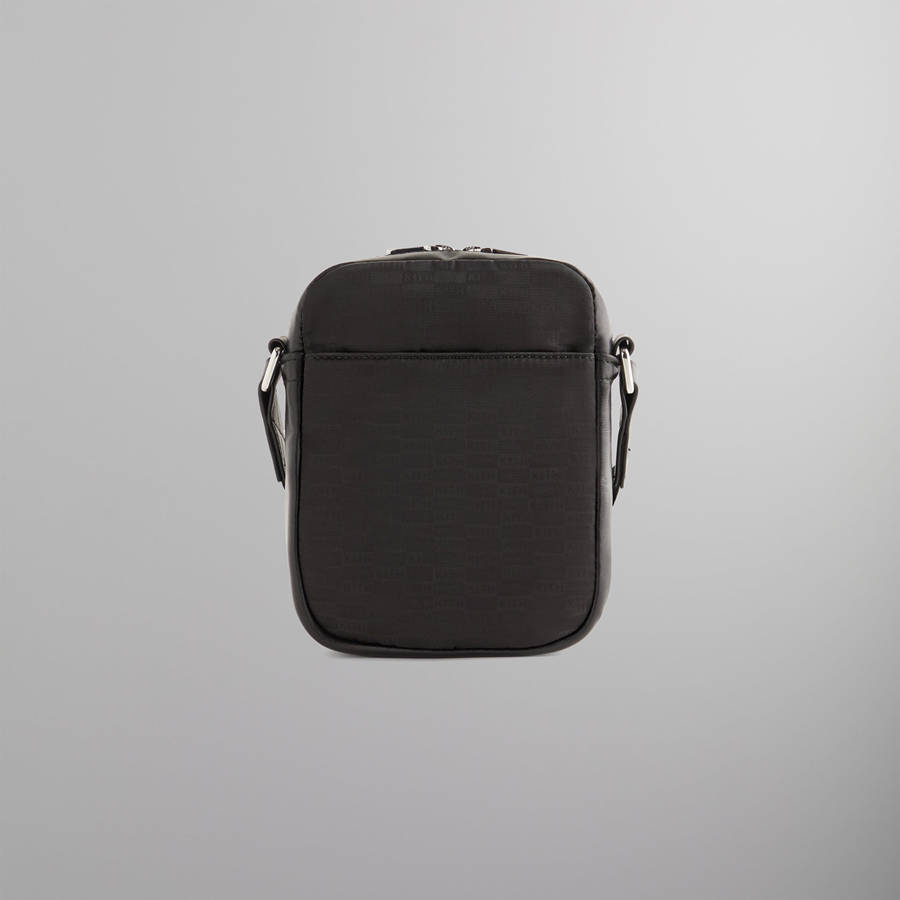 Black Men Kith Monogram Nylon Jacquard Utility Pouch Bags | 1973-IBUKF