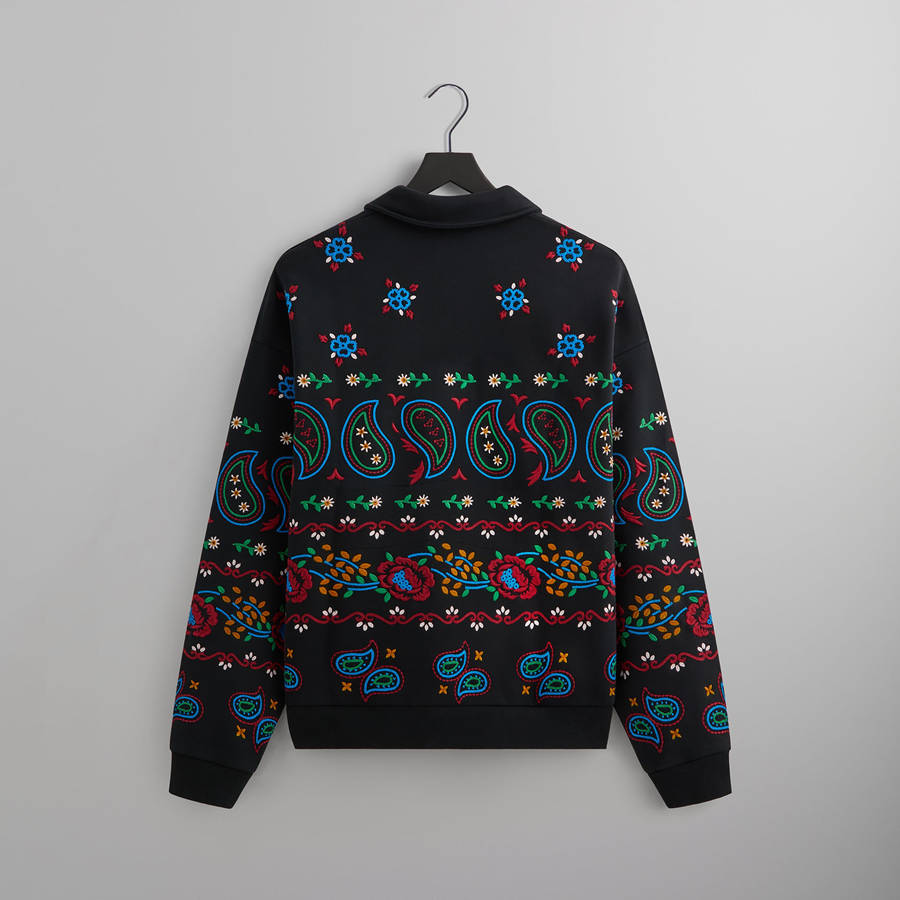 Black Men Kith Nelson Collared Shirts | 7635-KEXVA