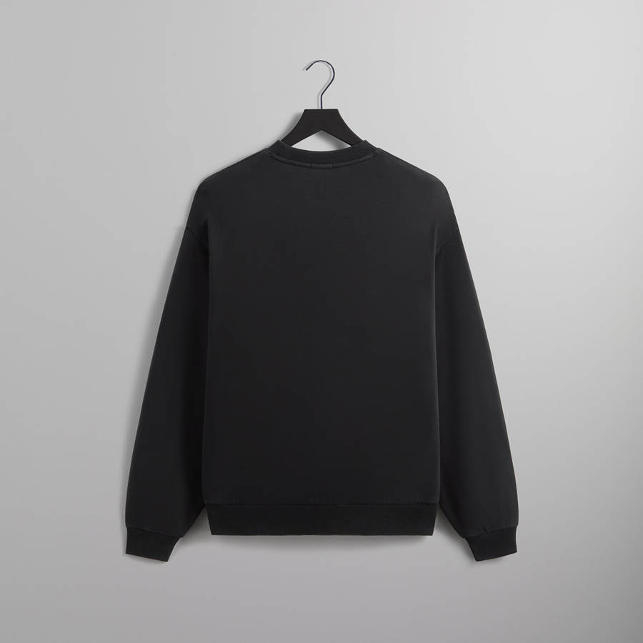 Black Men Kith Nelson Crewneck Sweatshirts | 2809-EOHRC