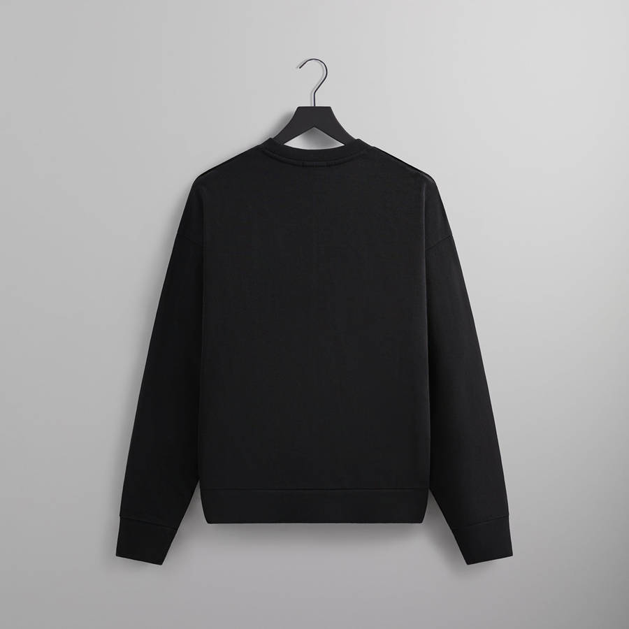 Black Men Kith Nelson Crewneck Sweatshirts | 2475-HTENA
