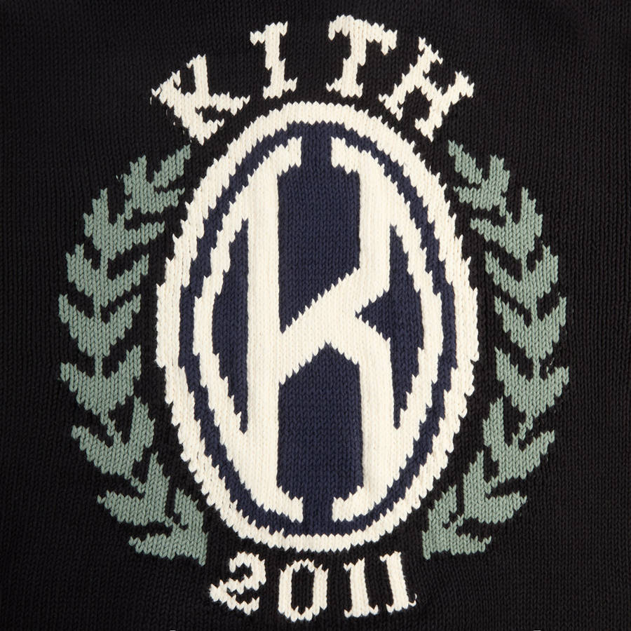 Black Men Kith Nelson Rugby Sweater Shirts | 3802-BFQWX