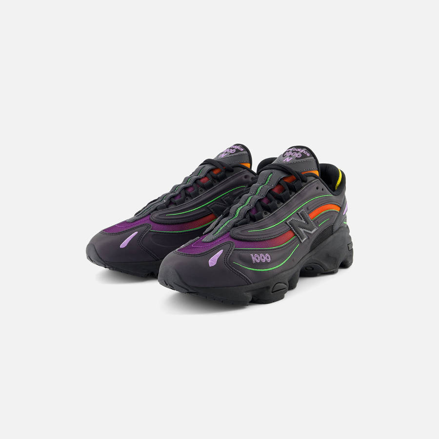 Black Men Kith New Balance M1000 Sneakers | 5634-YIXBJ