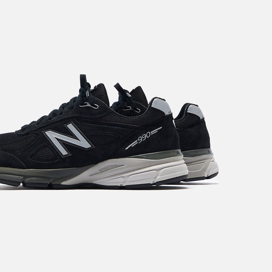 Black Men Kith New Balance Made in USA 990v4 Sneakers | 6027-SKXEN