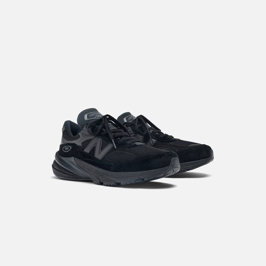 Black Men Kith New Balance Made in USA 990v6 Sneakers | 7623-OGQWP