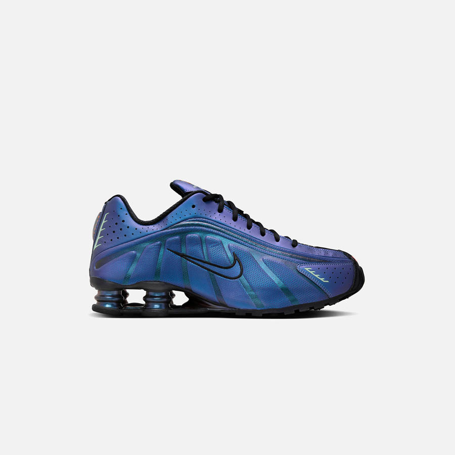 Black Men Kith Nike Shox R4 Sneakers | 3147-YELWF