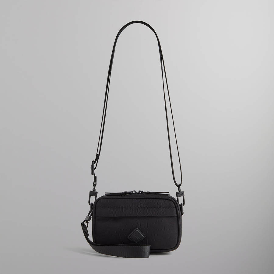 Black Men Kith Nylon Mini Pouch Bags | 7012-KVGBC
