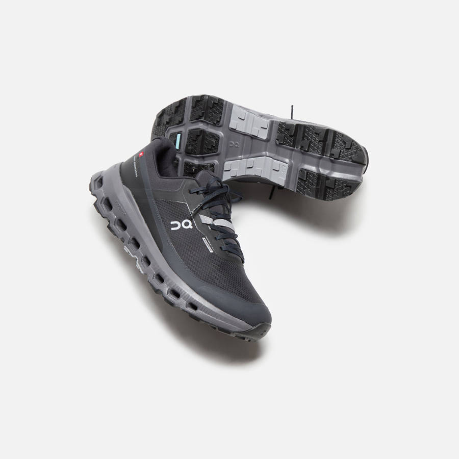 Black Men Kith On Running Cloudvista 2 Waterproof Sneakers | 1985-LZSDR