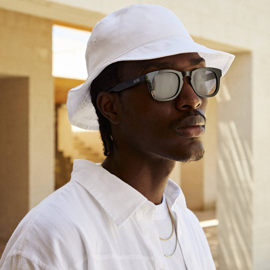 Black Men Kith Orosei Sunglasses | 3027-YKENA