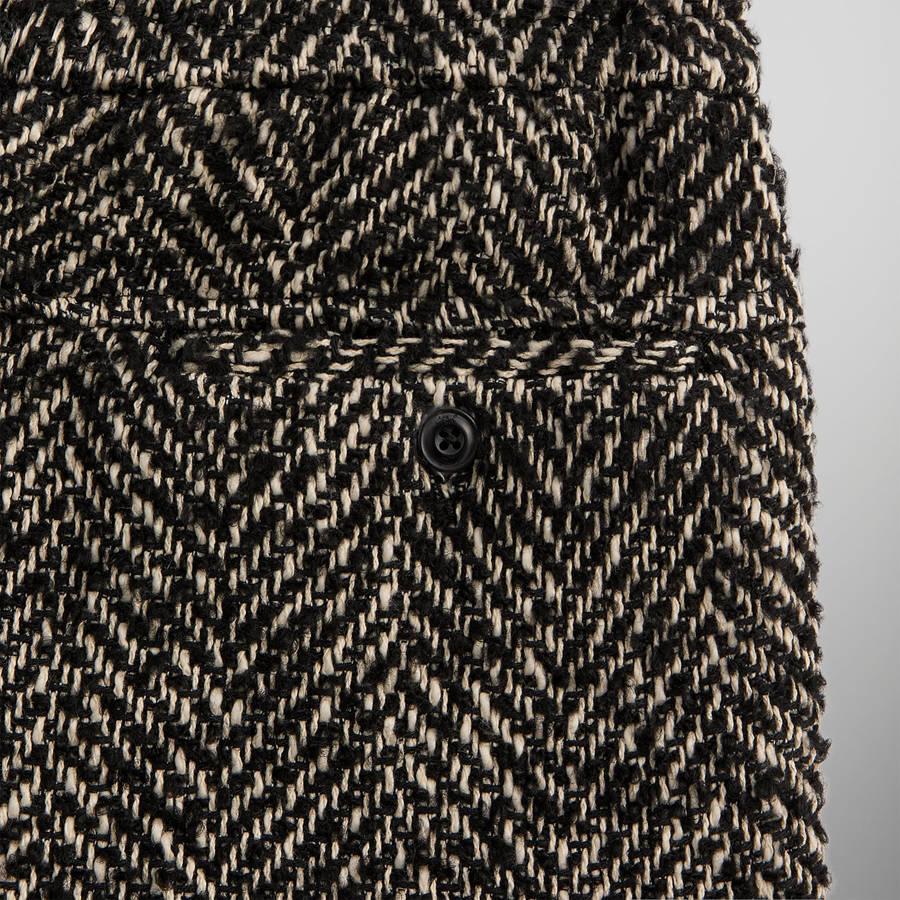 Black Men Kith Oversized Herringbone Bristol Cargo Pants | 3097-DTCNF