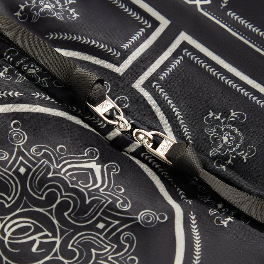 Black Men Kith Paisley Hobo Crossbody Bags | 2495-ADRBV