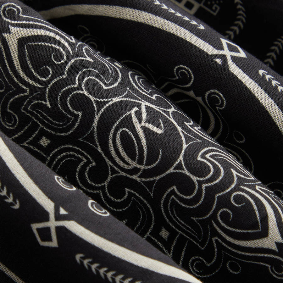 Black Men Kith Paisley Hobo Crossbody Bags | 2495-ADRBV
