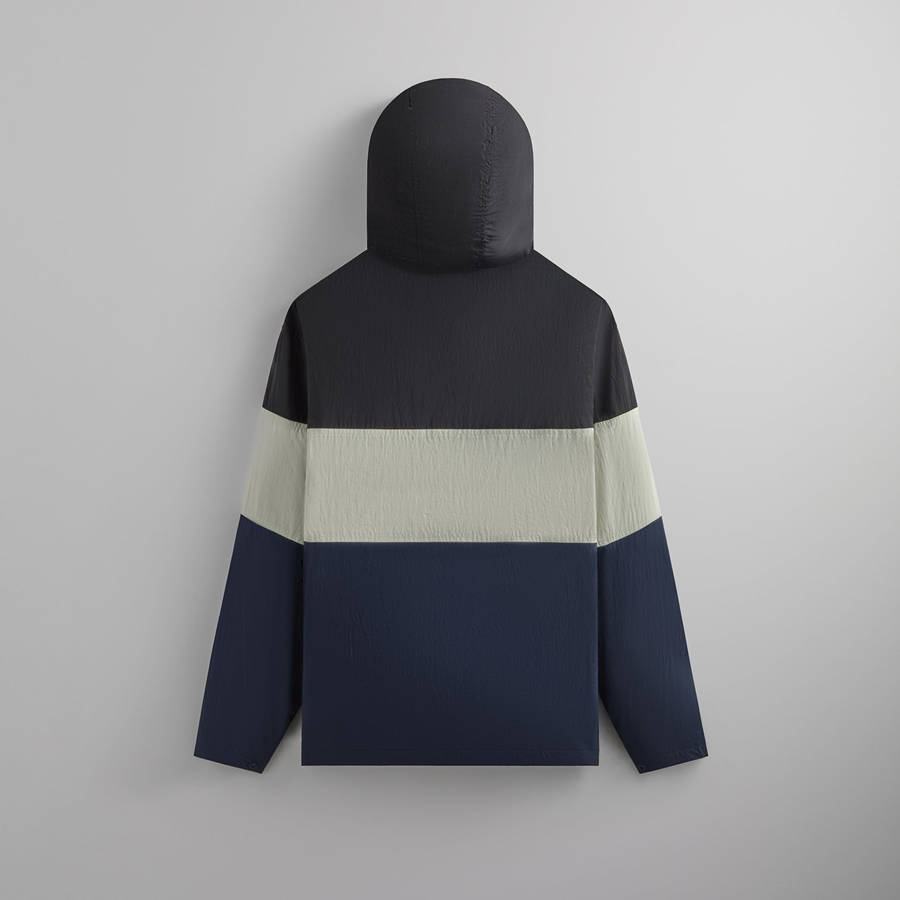 Black Men Kith Paper Nylon Caleb Anorak Jackets | 9860-HXGVO