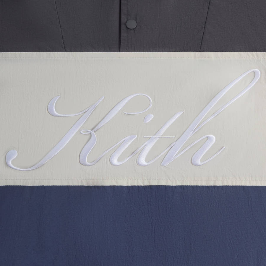 Black Men Kith Paper Nylon Caleb Anorak Jackets | 9860-HXGVO