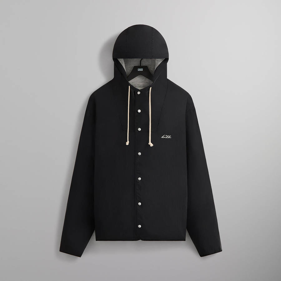 Black Men Kith Paper Nylon Dorian Jackets | 5194-CNVIH