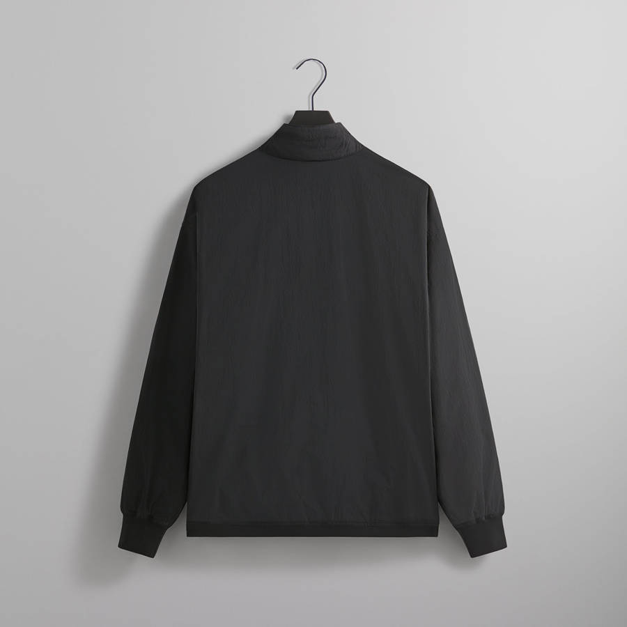 Black Men Kith Paper Nylon Ryder Quarter Zip Sweatshirts | 2901-RHVBZ