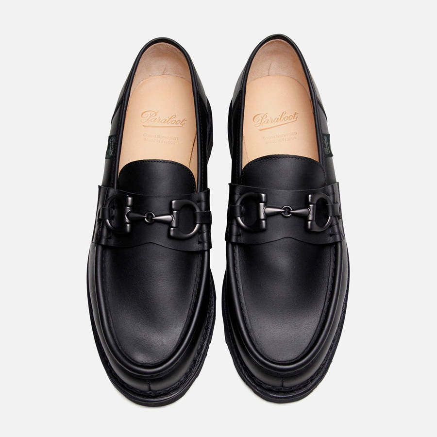 Black Men Kith Paraboot Reims Mor Lisse Boots | 3940-QRIPX