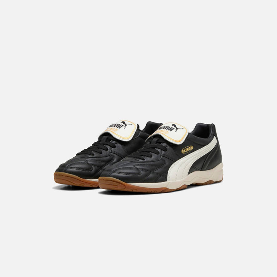 Black Men Kith Puma King Indoor Sneakers | 9351-VWTHK