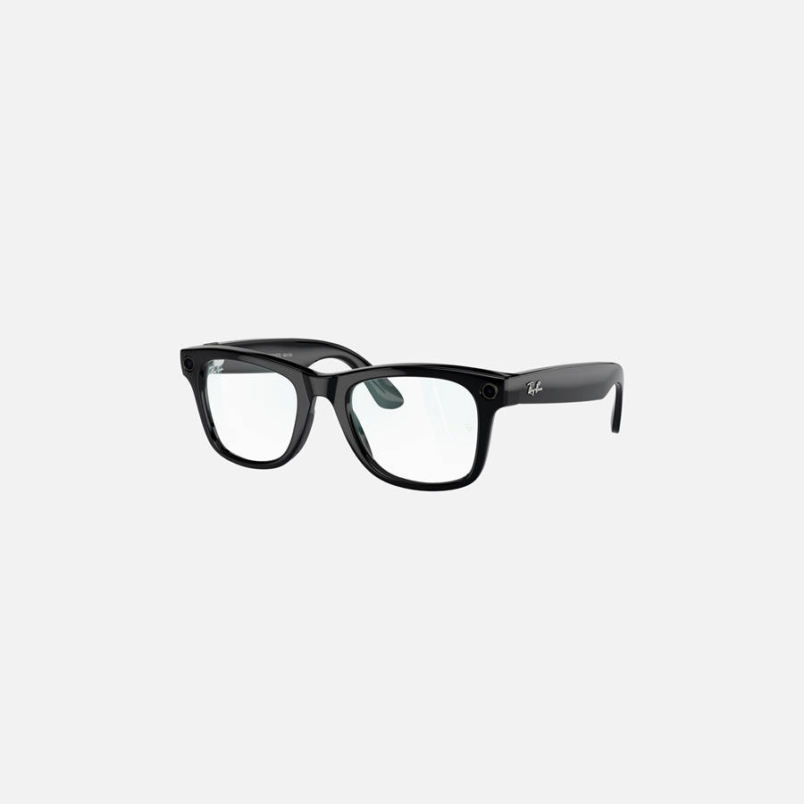 Black Men Kith Ray Ban Meta Wayfarer L Sunglasses | 3654-ZADLG