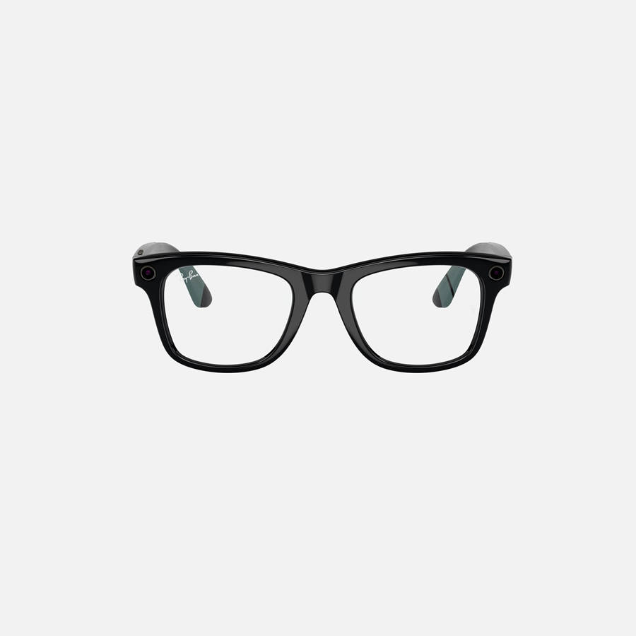Black Men Kith Ray Ban Meta Wayfarer L Sunglasses | 3654-ZADLG