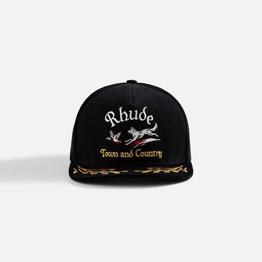Black Men Kith Rhude Wine Country Souvenir Cap | 0591-JENSG