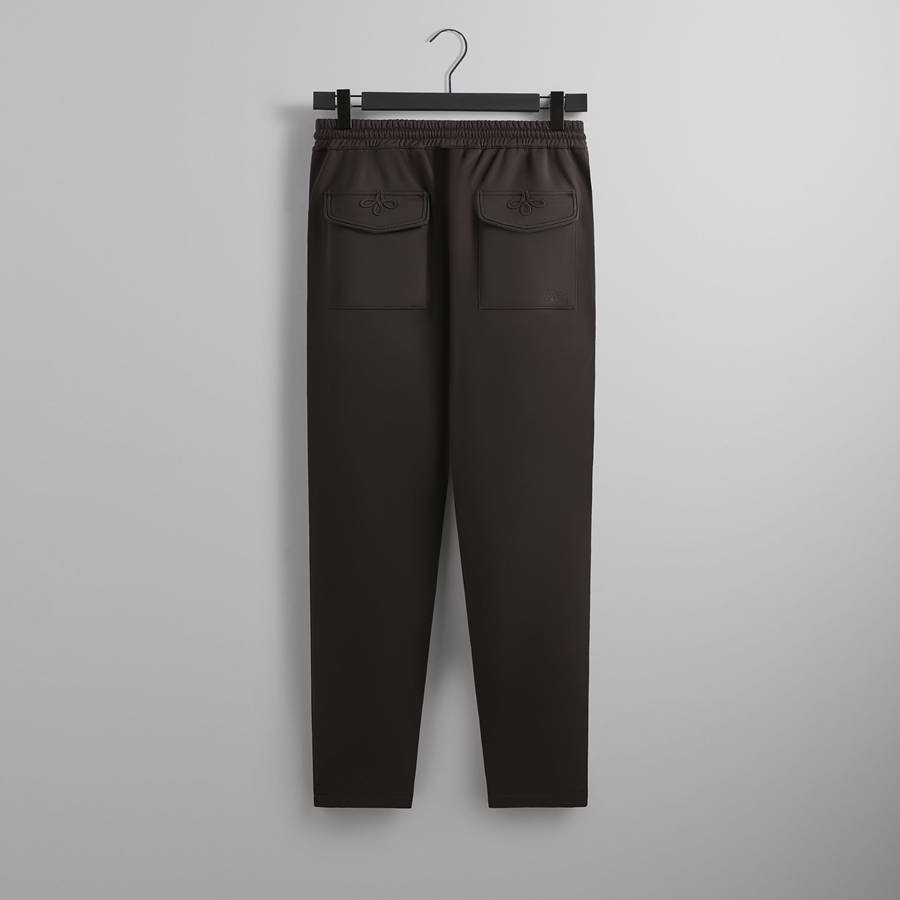 Black Men Kith Ribbon Embroidery Elmhurst Pants | 1436-MDZFJ