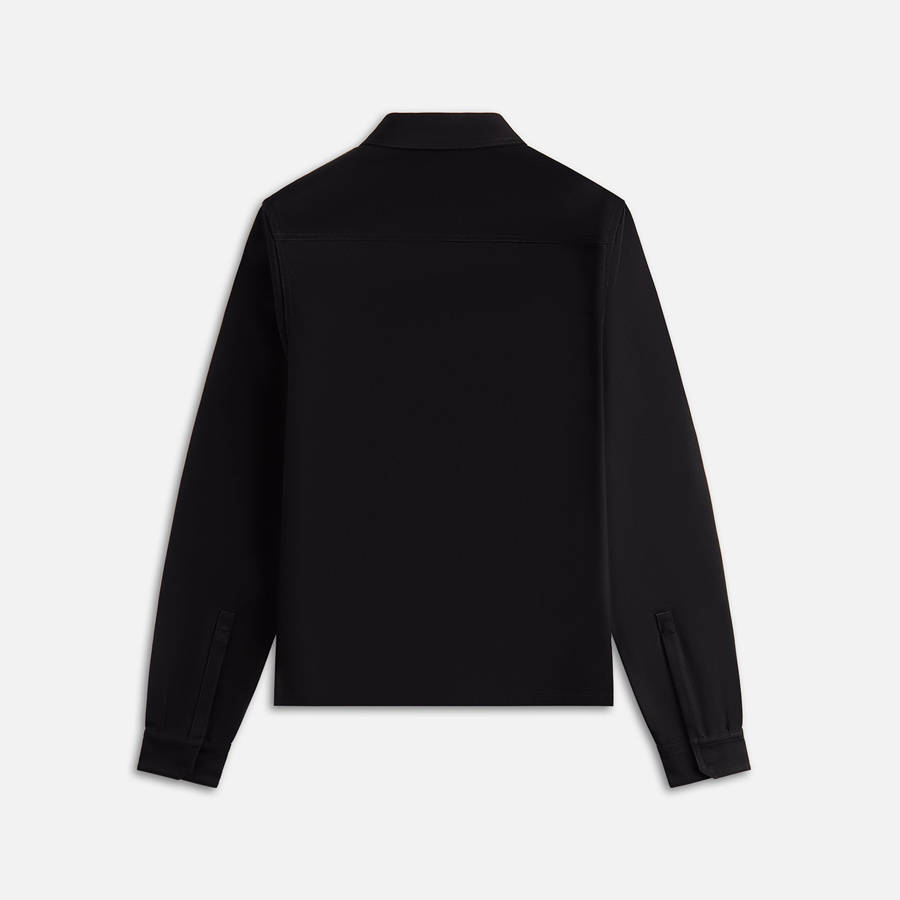 Black Men Kith Rick Owens Camicia Cropped Work Shirts | 2607-OTGIF