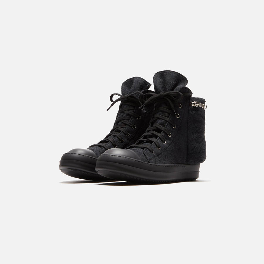 Black Men Kith Rick Owens Cargo Sneakers | 3579-GPNKI