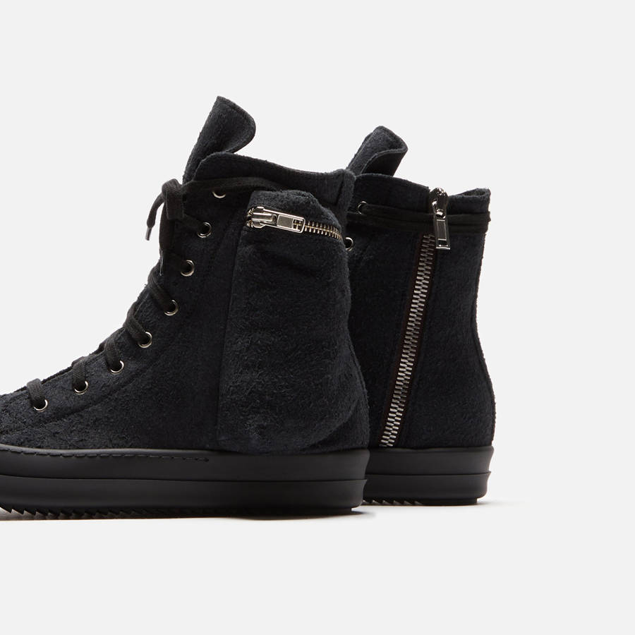 Black Men Kith Rick Owens Cargo Sneakers | 3579-GPNKI