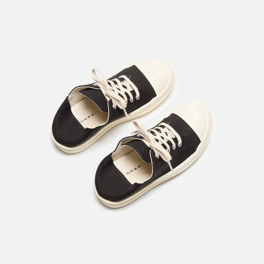 Black Men Kith Rick Owens DRKSHDW Slip On Sneakers | 2316-OBXWK