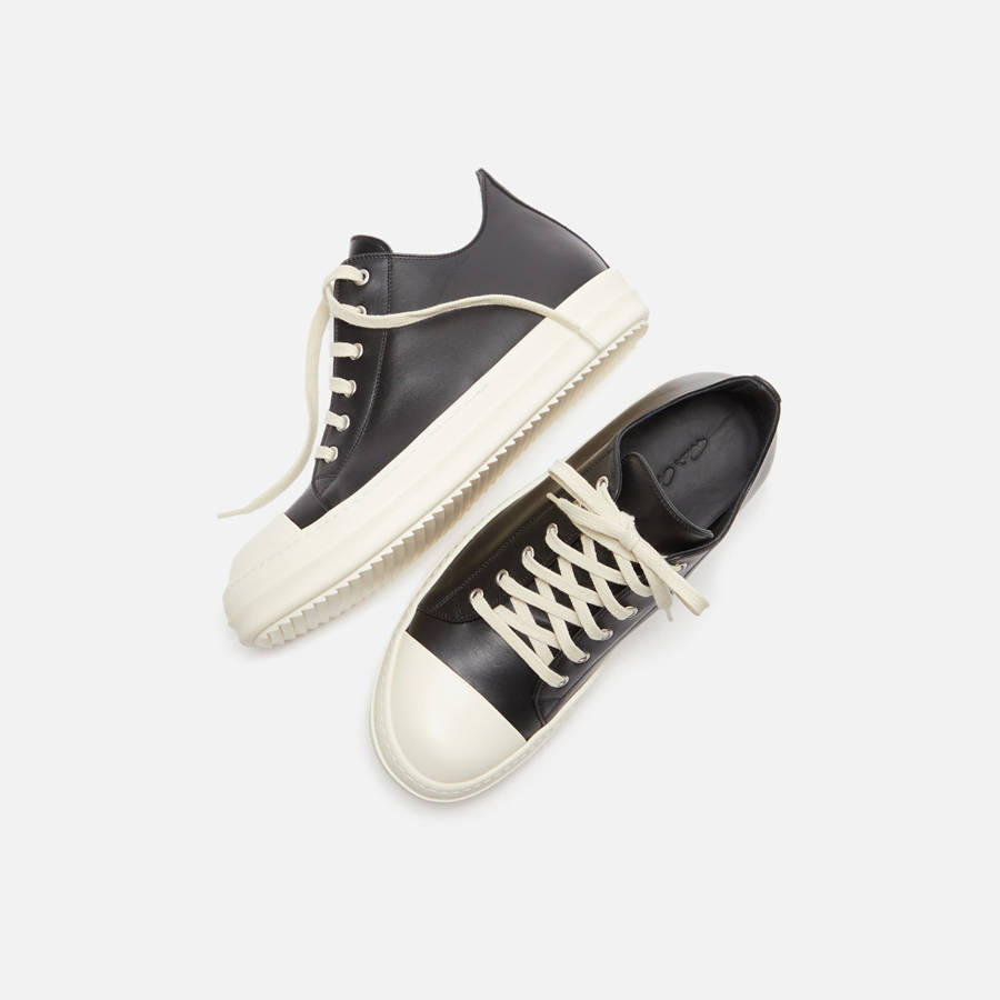 Black Men Kith Rick Owens Porterville Low Sneaks Sneakers | 1860-LJGBH