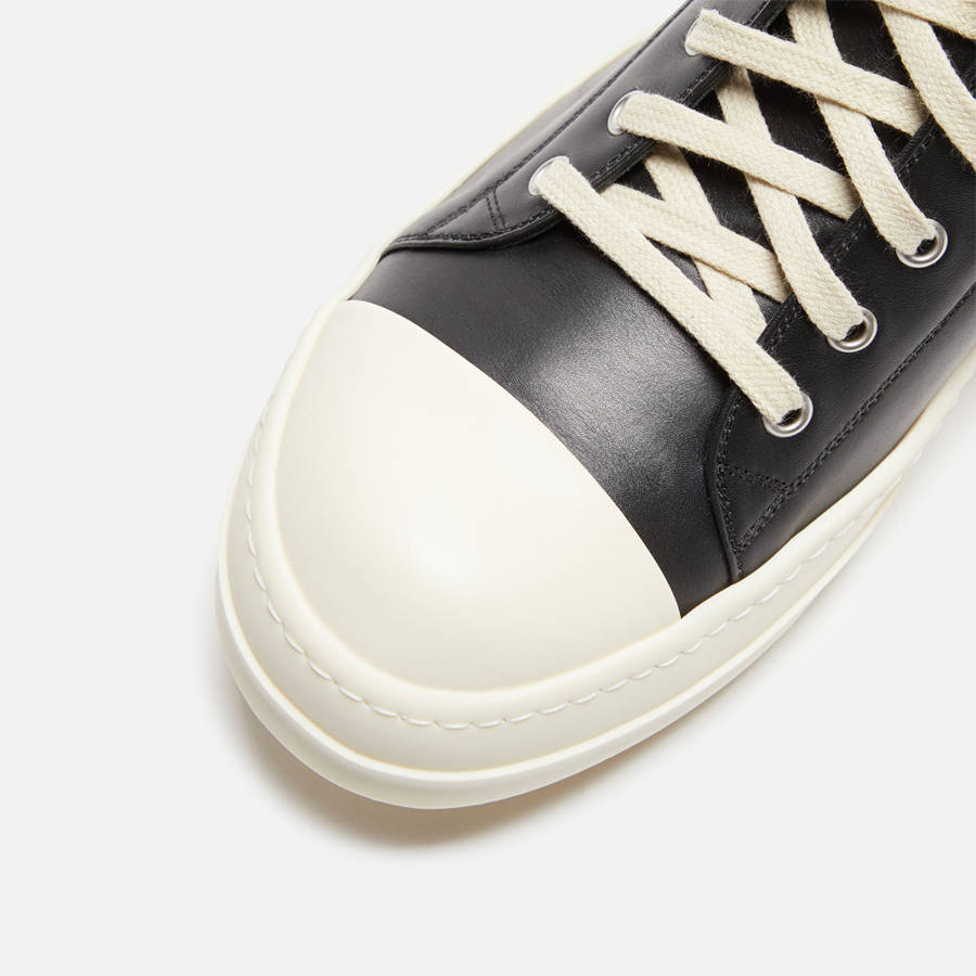 Black Men Kith Rick Owens Porterville Low Sneaks Sneakers | 1860-LJGBH