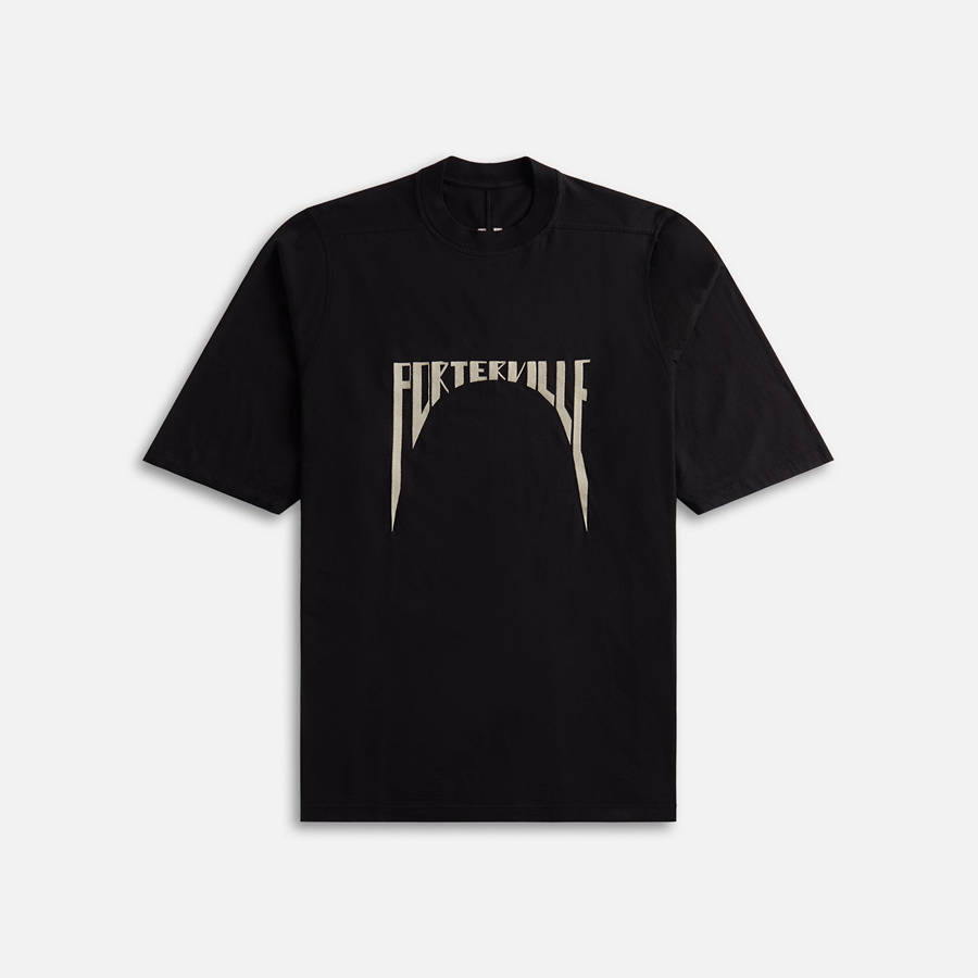 Black Men Kith Rick Owens Ricamata Jumbo T-Shirt | 9651-JITAU