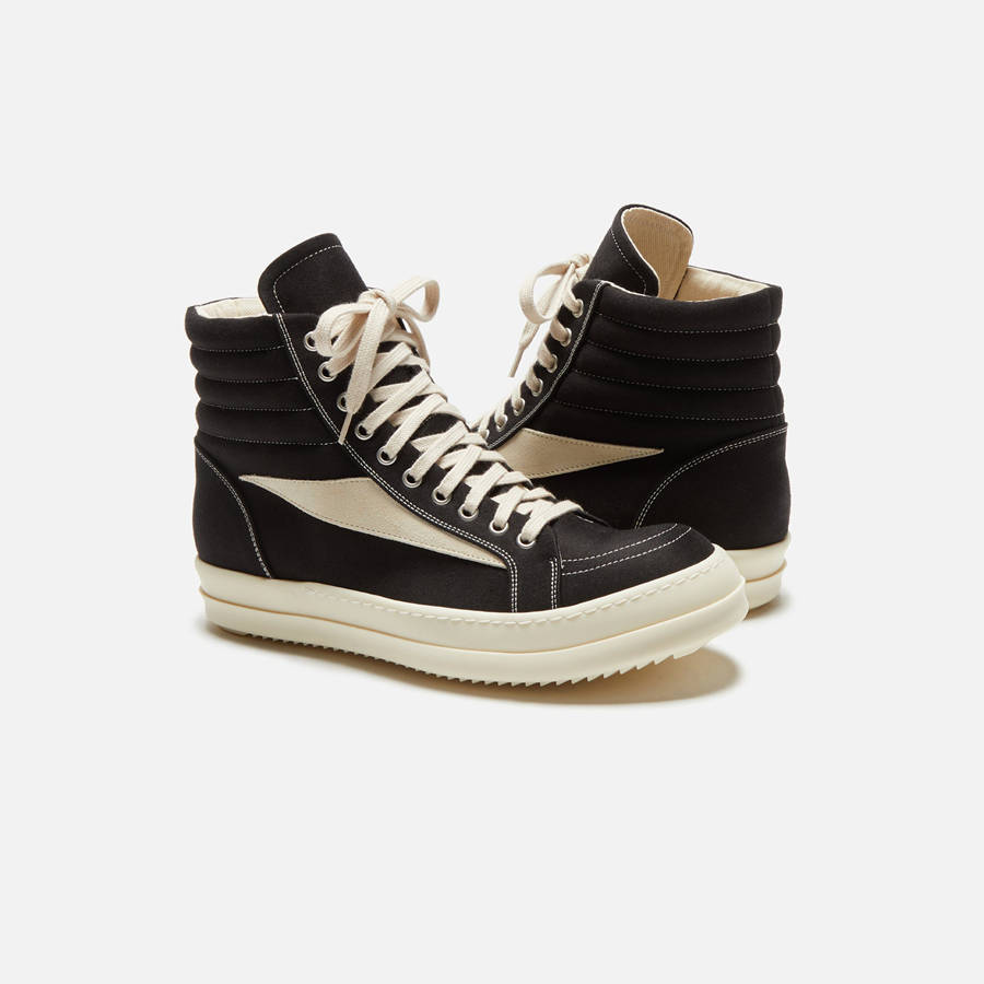 Black Men Kith Rick Owens Vintage High Sneaker Sneakers | 8932-VYICQ