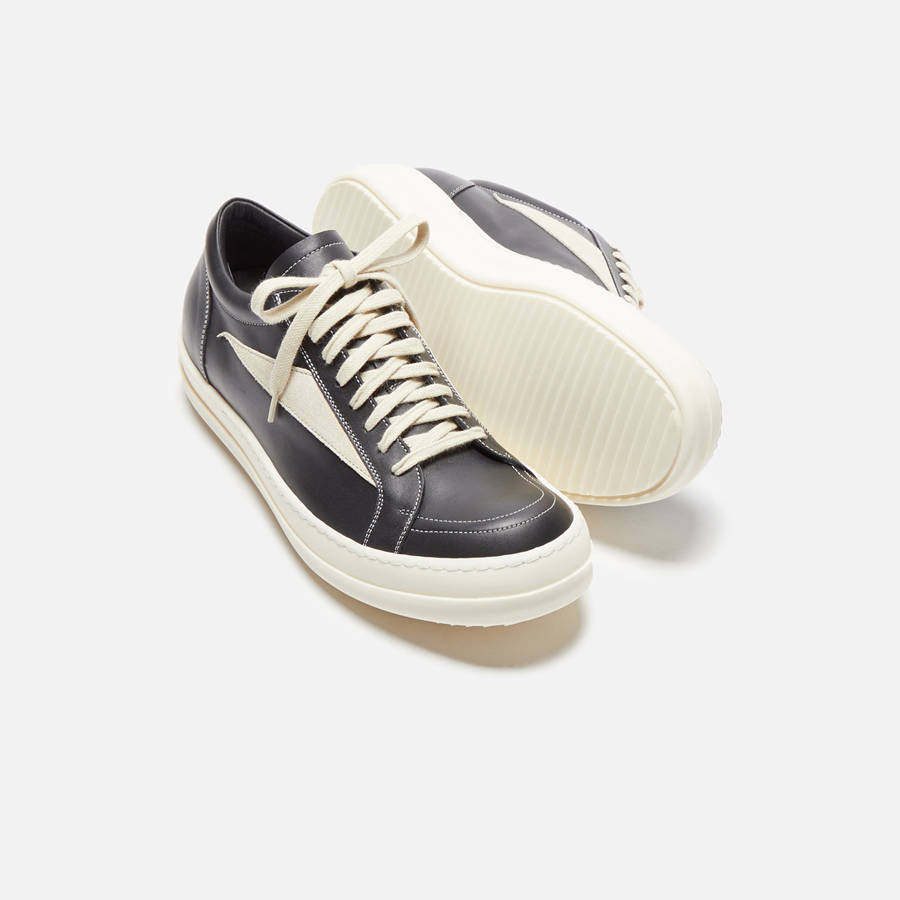 Black Men Kith Rick Owens Vintage Scarpe In Pelle Sneakers | 0861-ESHON