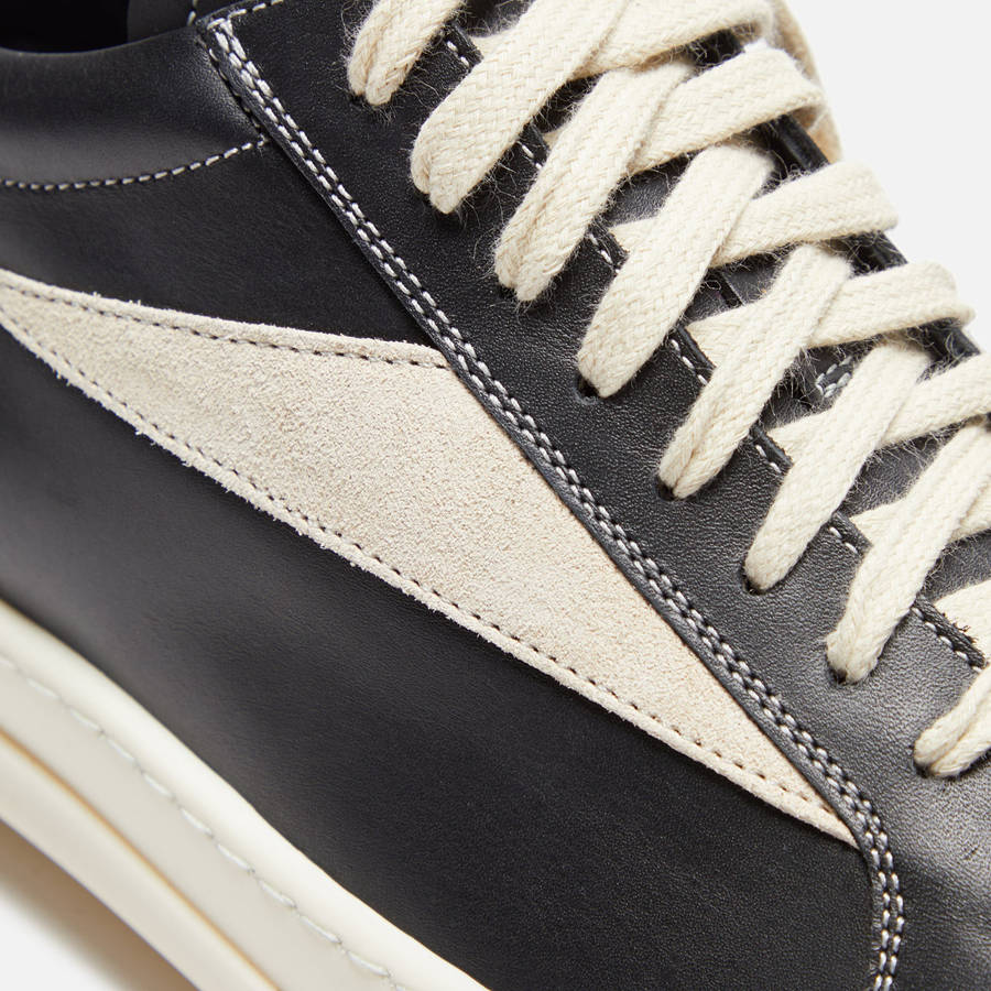Black Men Kith Rick Owens Vintage Scarpe In Pelle Sneakers | 0861-ESHON