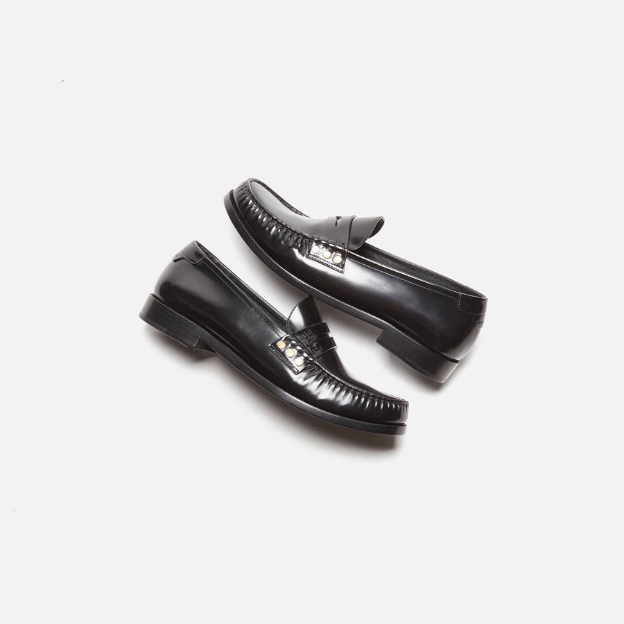 Black Men Kith Saint Laurent Le 15 Loafers | 3546-VZKGB