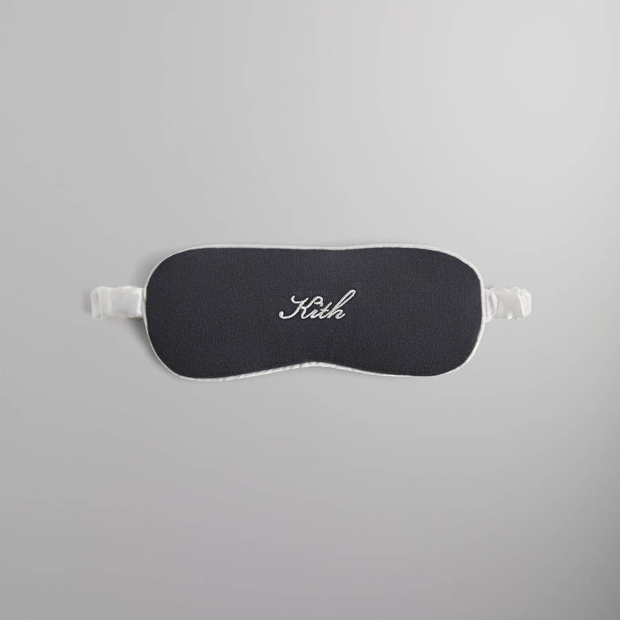 Black Men Kith Script Pajama Set Underwear | 9508-MQGJE